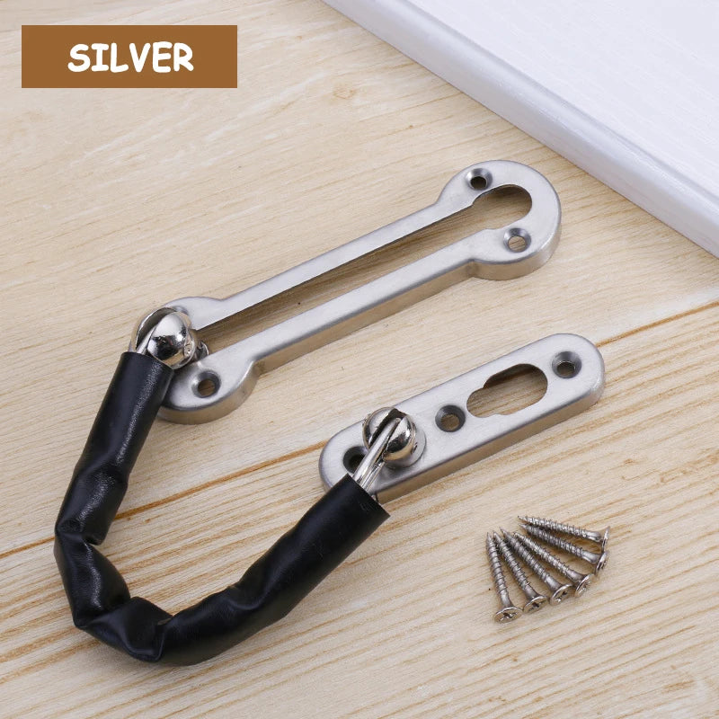 WV Anti-Theft Stainless Steel Hotel Door Chain Latch Safety Guard Security Lock Security Limiter Tools Hardware for Home Door