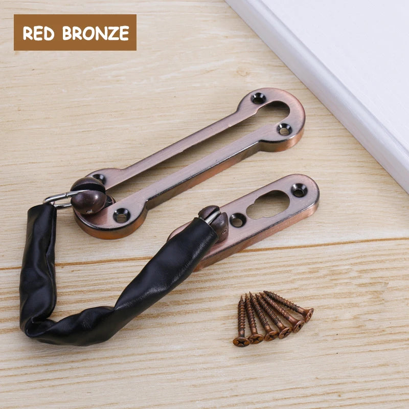 WV Anti-Theft Stainless Steel Hotel Door Chain Latch Safety Guard Security Lock Security Limiter Tools Hardware for Home Door