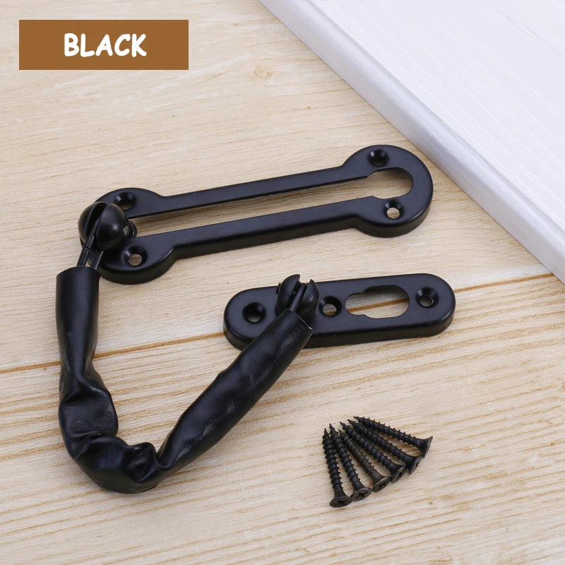 WV Anti-Theft Stainless Steel Hotel Door Chain Latch Safety Guard Security Lock Security Limiter Tools Hardware for Home Door