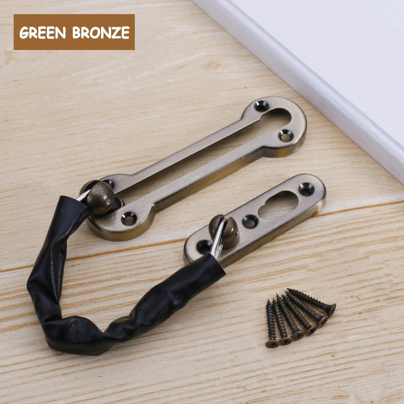 WV Anti-Theft Stainless Steel Hotel Door Chain Latch Safety Guard Security Lock Security Limiter Tools Hardware for Home Door