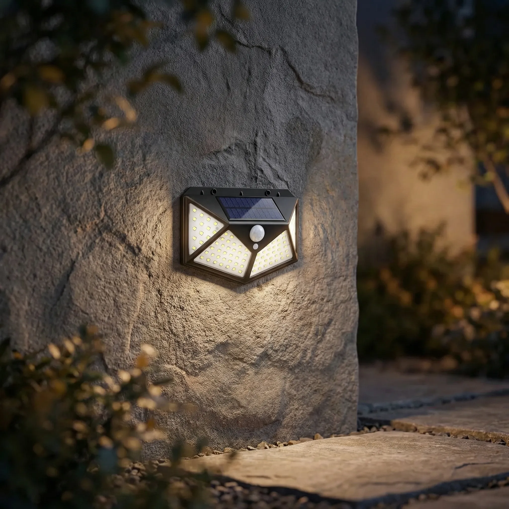 48% OFF Solarux Solar-Powered Wall-Mounted Security Light- Outdoor Security Lighting