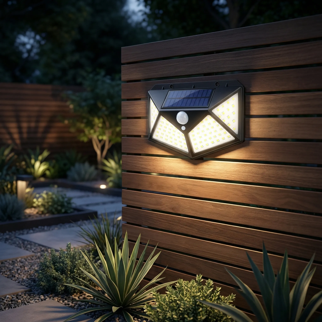 48% OFF Solarux Solar-Powered Wall-Mounted Security Light- Outdoor Security Lighting