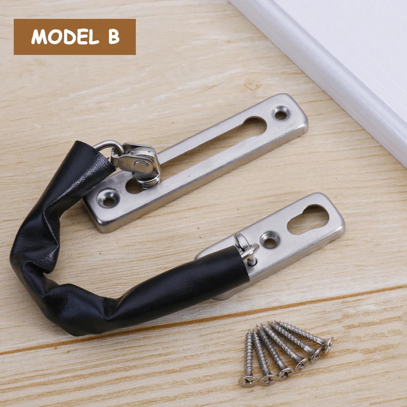 WV Anti-Theft Stainless Steel Hotel Door Chain Latch Safety Guard Security Lock Security Limiter Tools Hardware for Home Door
