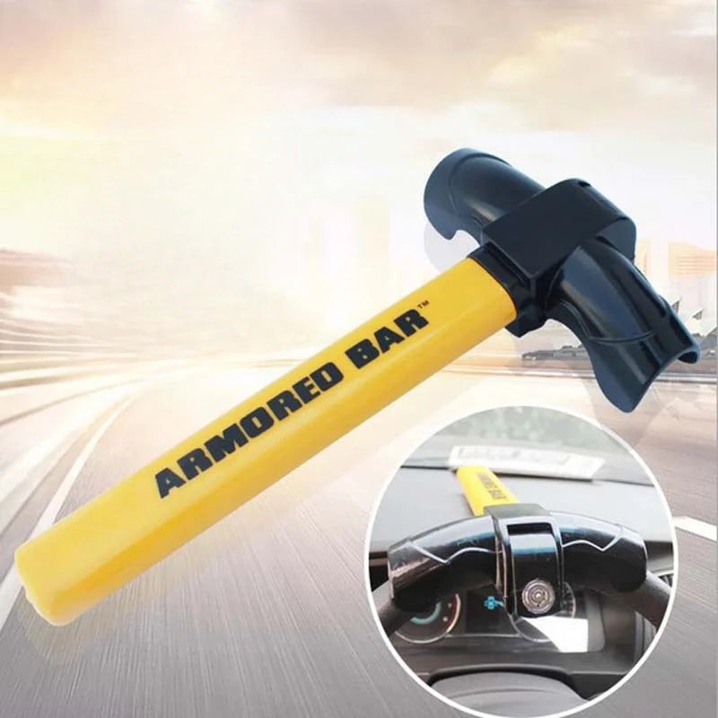 Car Steering Wheel Lock Universal Heavy Duty Stainless Lock Anti-Theft Car Security Rotary Enhance Automobile Security