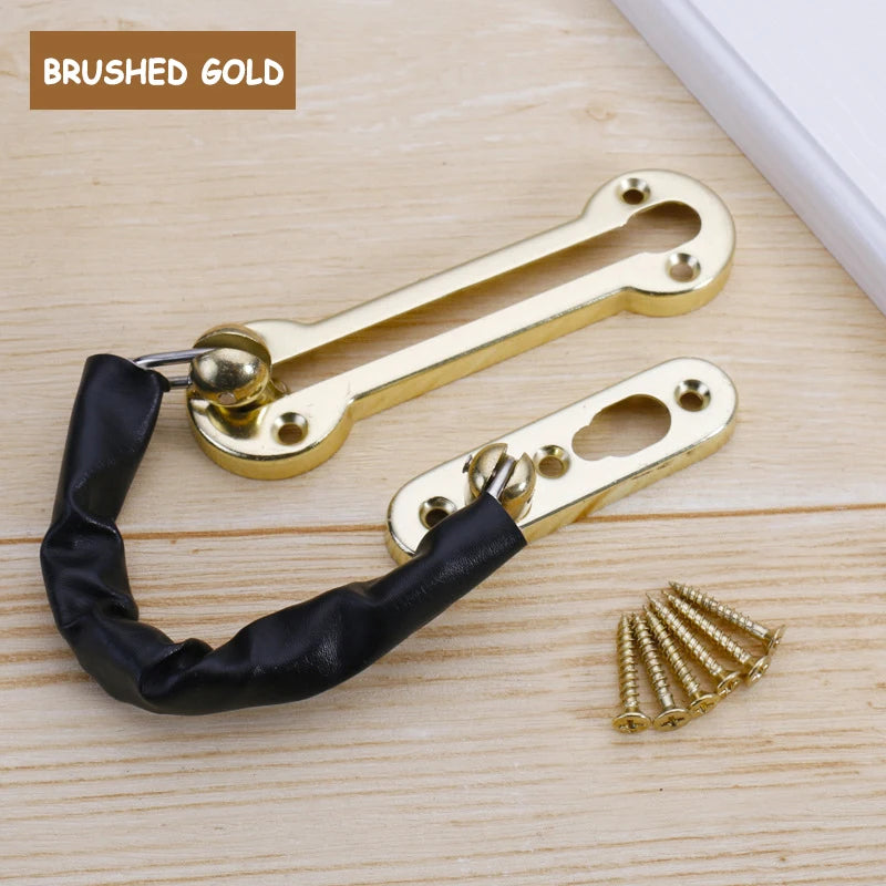 WV Anti-Theft Stainless Steel Hotel Door Chain Latch Safety Guard Security Lock Security Limiter Tools Hardware for Home Door